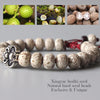 Bodhi Seeds Hand-Carved White Copper Lucky Bat Bracelet - Zodeys