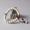 Bodhi Seeds Hand-Carved White Copper Lucky Bat Bracelet - Zodeys