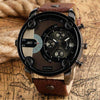 Military Chronograph Luxury Leather Watch