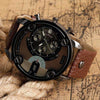 Military Chronograph Luxury Leather Watch
