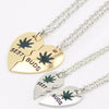 Best Buds 420 Heart Necklace - Zodeys