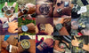 Suede Brown & Rose Gold Triple-Face Watch