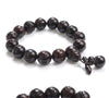African Blackwood Hand-carved Sanskrit Buddhist Prayer Beads Bracelets - Zodeys