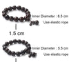 African Blackwood Hand-carved Sanskrit Buddhist Prayer Beads Bracelets - Zodeys