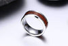 Tungsten Carbide Wood Inlay Ring - Zodeys