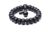 Hand-carved Peachwood Malas Tibetan Buddhist Prayer Bracelet - Zodeys