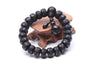 Hand-carved Peachwood Malas Tibetan Buddhist Prayer Bracelet - Zodeys