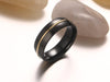 Dome Polished Gold Ark Stainless Steel Ring - Zodeys
