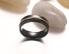 Dome Polished Gold Ark Stainless Steel Ring - Zodeys