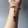 Tibetan Buddhist Handmade Moon-Star Bodhi Seed Copper Amulet Bracelet - Zodeys