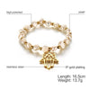 Hamsa Hand Freshwater Pearl Bracelet - Zodeys
