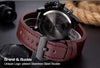 Luxurious Genuine Leather Deluxe Military Watch - Zodeys