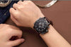 Luxurious Genuine Leather Deluxe Military Watch - Zodeys