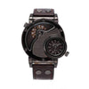Top Gun Luxury Leather Strap Watch - Zodeys