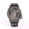 Top Gun Luxury Leather Strap Watch - Zodeys