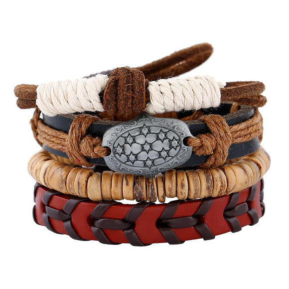 DIY Leather Stacked Jumbo Bracelet - Zodeys