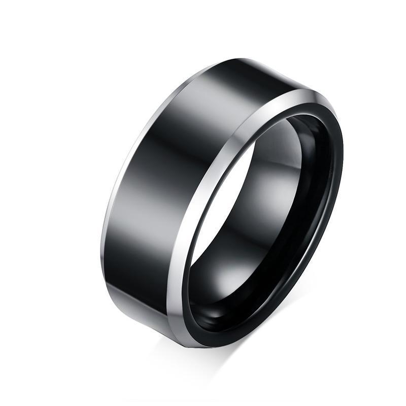 Classic Galactic Black Tungsten Band - Zodeys