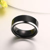 Classic Galactic Black Tungsten Band - Zodeys