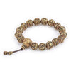 Traditional Tengyur Brass Prayer Beads Bracelets - Zodeys