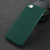 iPhone 7 6 6s Plus 5 5s SE Simple Solid Color Ultrathin Soft TPU Cases - Zodeys