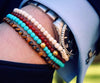 Cuban Schizo Natural Stone Elastic Bracelet - Zodeys