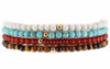Cuban Schizo Natural Stone Elastic Bracelet - Zodeys