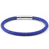 Genuine Stingray Leather Stainless Steel Bracelet - Zodeys