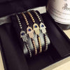18K Gold Plated Beads Hamsa Hand Unisex Bracelet - Zodeys