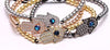 18K Gold Plated Beads Hamsa Hand Unisex Bracelet - Zodeys