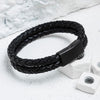 Genuine Leather Magnetic Buckle Bracelet - Zodeys