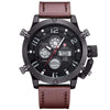 Luxurious Genuine Leather Deluxe Military Watch - Zodeys