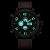 Luxurious Genuine Leather Deluxe Military Watch - Zodeys
