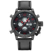 Luxurious Genuine Leather Deluxe Military Watch - Zodeys