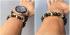 Black Batman Natural Agate Stone Bracelet - Zodeys