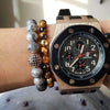Grey Jasper Stone Micro Pave Bracelet - Zodeys