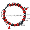 Taiwan Cinnabar Stone Beaded Buddha Bracelet - Zodeys