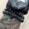 Chipped Hematite Onyx Black Macrame Bracelet - Zodeys