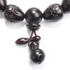 African Blackwood Engraved Sanskrit Beaded Prayer Bracelet - Zodeys