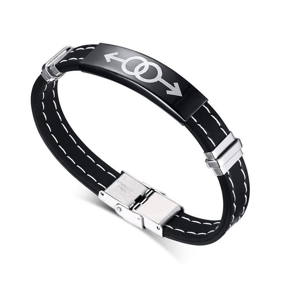 Onyx Black Magnetic Pride Bracelet - Zodeys