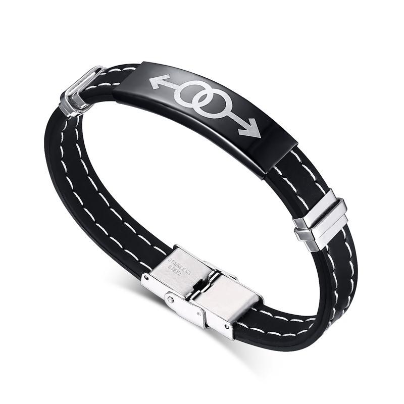 Onyx Black Magnetic Pride Bracelet - Zodeys