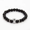 Imperial Gold & Onyx Black Crown Bracelet - Zodeys
