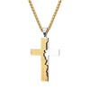Jagged Edge Double Cross Bible Prayer Necklace - Zodeys