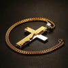 Jagged Edge Double Cross Bible Prayer Necklace - Zodeys