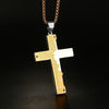Jagged Edge Double Cross Bible Prayer Necklace - Zodeys