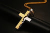 Jagged Edge Double Cross Bible Prayer Necklace - Zodeys