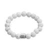 White Lava Stone Zodiac Charm Bracelet - Zodeys