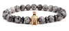 Roman Spartan Natural Agate Stones Bracelet