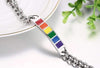 Rainbow ID Tag Pride Bracelet