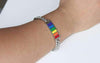 Rainbow ID Tag Pride Bracelet