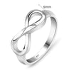 925 Sterling Silver Infinity Ring - Zodeys